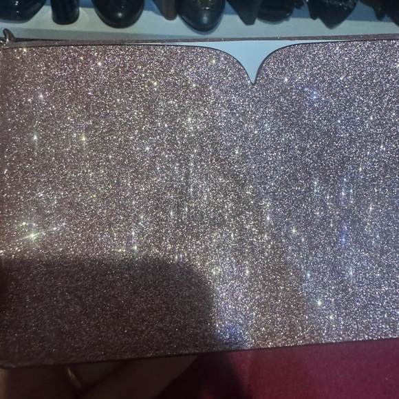 Kate Spade Nicola Shimmer Twistlock Chain Wallet - Picture 2 of 5